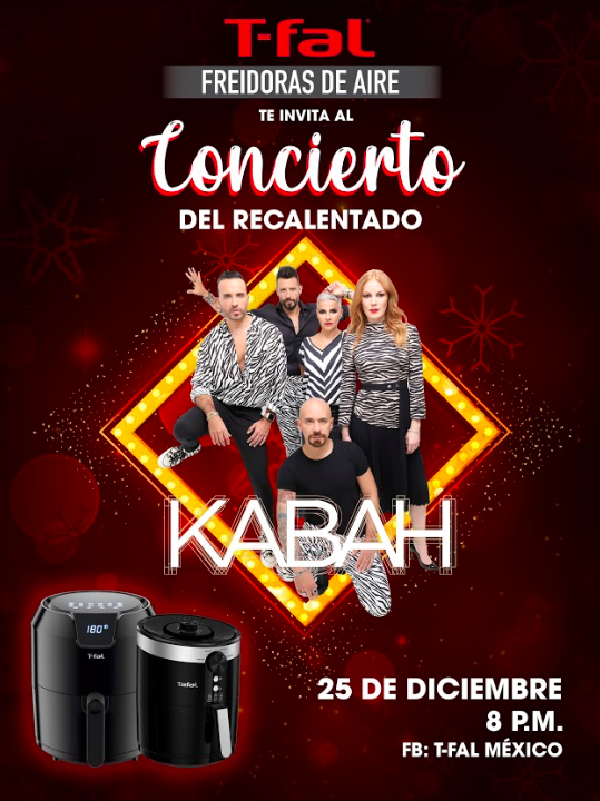 DISFRUTA DE UN RECALENTADO SIN CULPA Y EN CONCIERTO CON KABAH