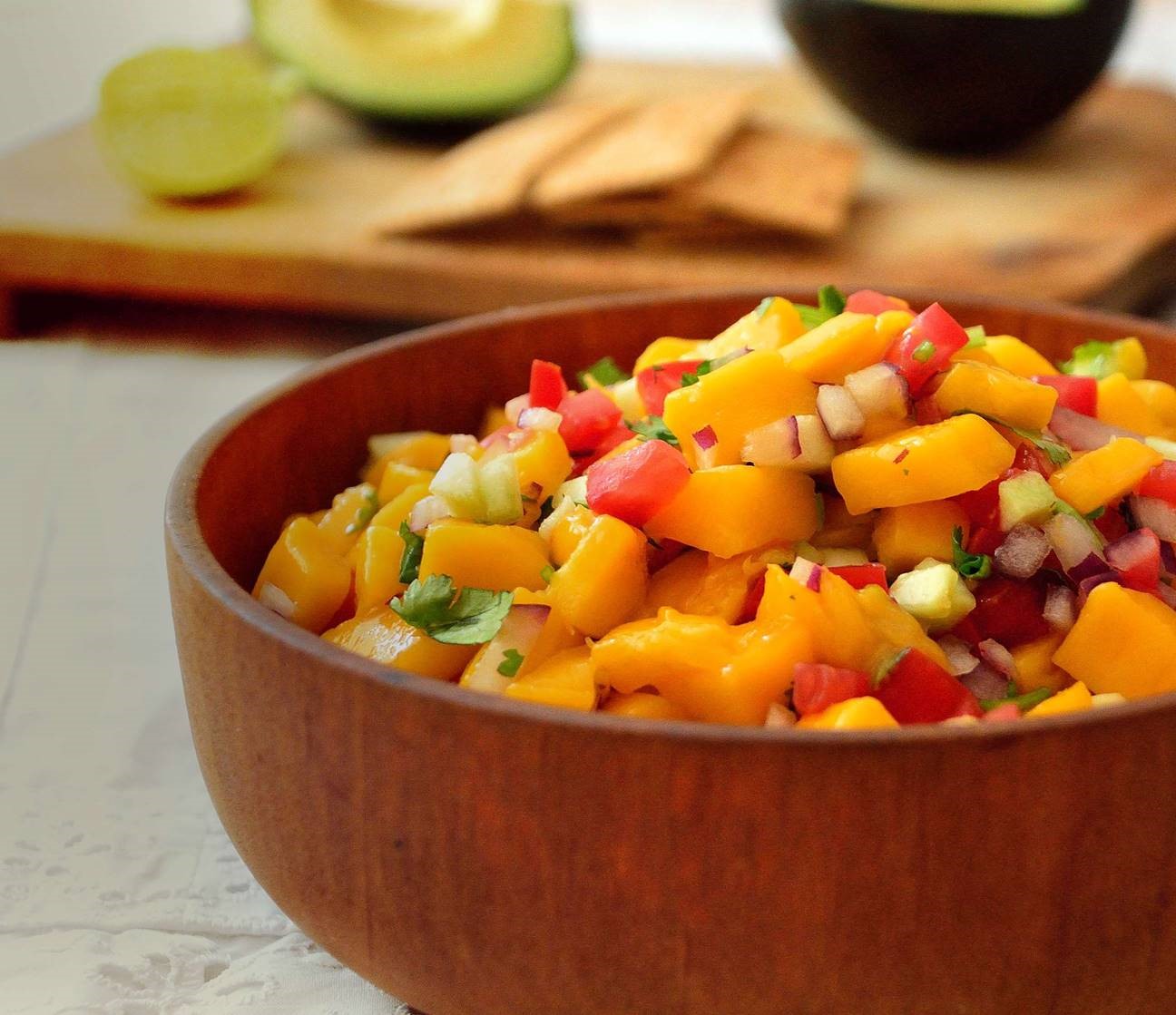 CEVICHE DE MANGO PARA AMINORAR LOS KILOS QUE GANAMOS EN DICIEMBRE