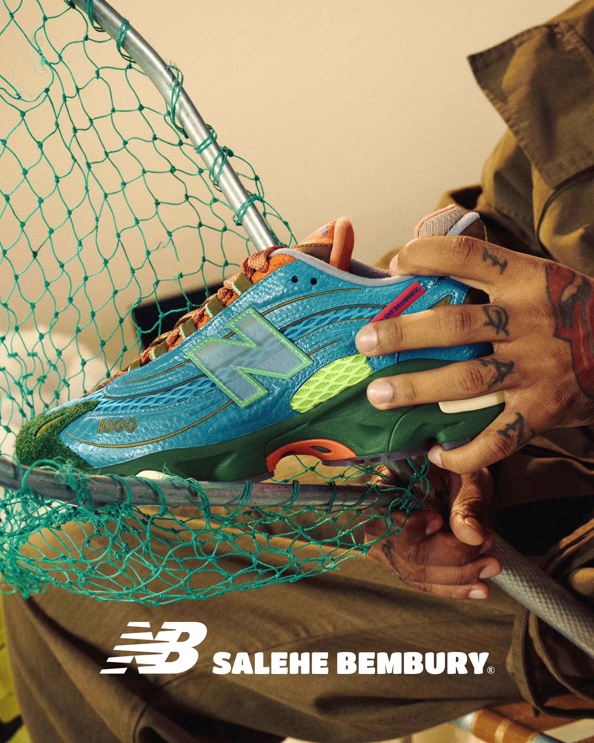 SALEHE BEMBURY x NEW BALANCE 1000, INSPIRADO EN LOS SMOKY MOUNTAINS